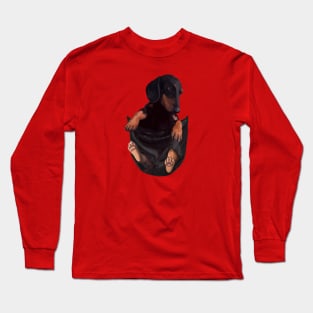 Dachshund In Your Pocket Long Sleeve T-Shirt